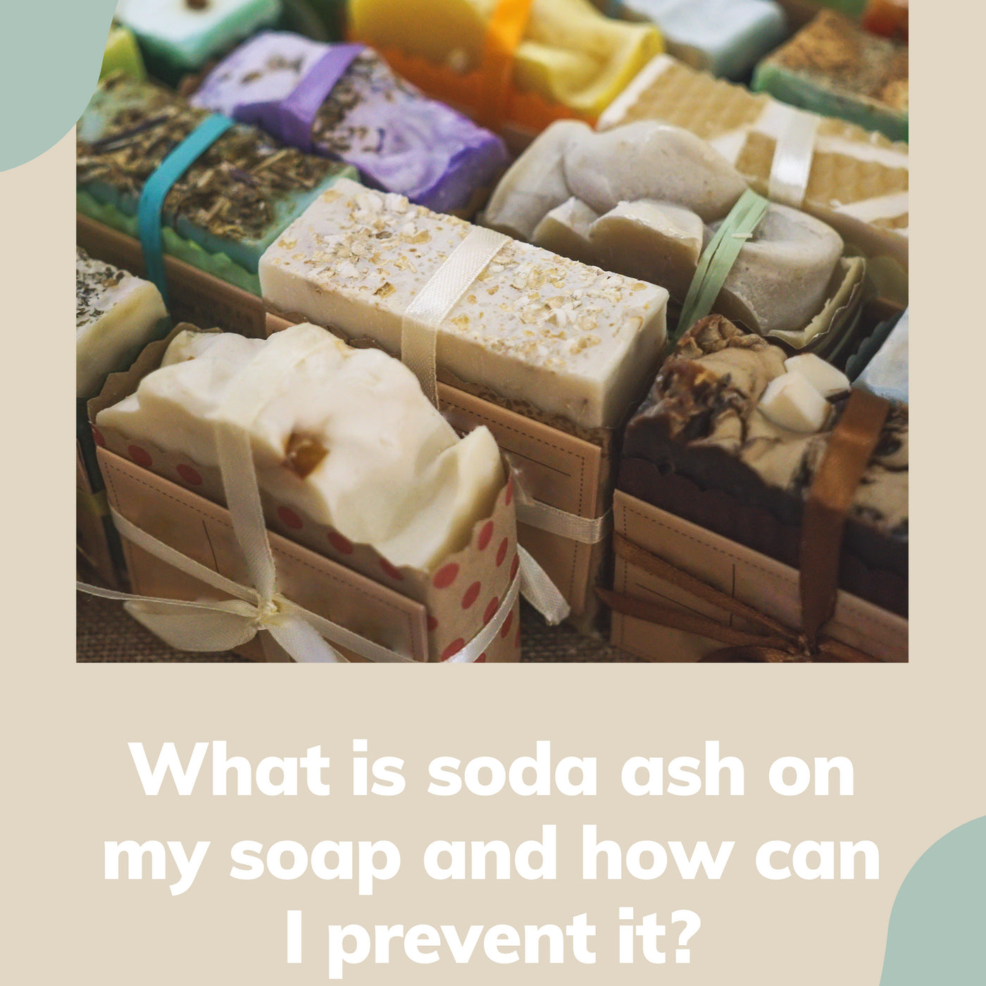 What is soda ash on my soap and how can I prevent it? - The Soap Coach
